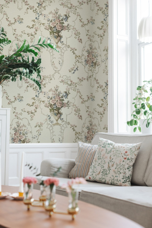Rose Antique, White/Multi