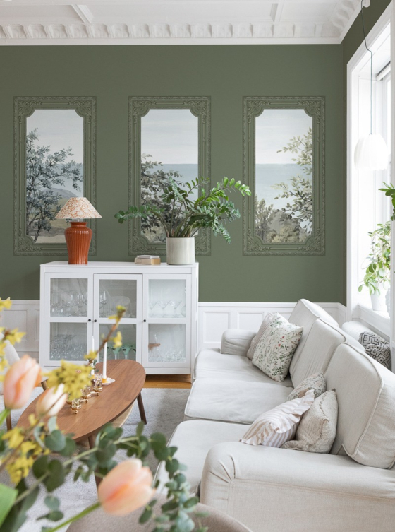 A Room With A View, Olive green