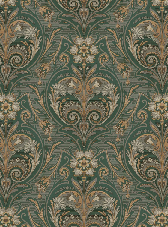 Oscar Antique Medallion, Green