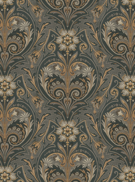 Oscar Antique Medallion, Dark grey